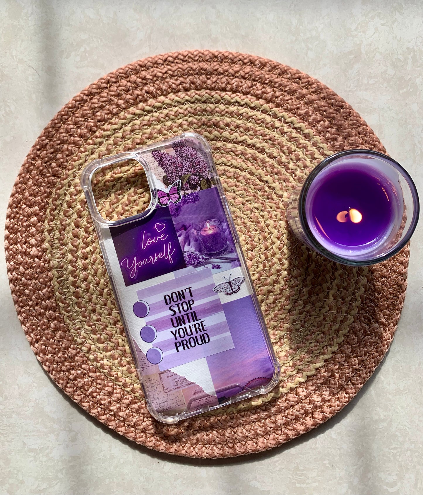 Violet Vision Board Phone Case