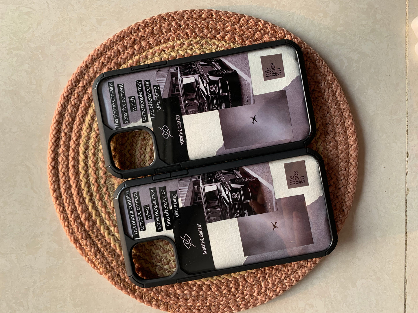 Edgy & Bold Black Themed Phone Case