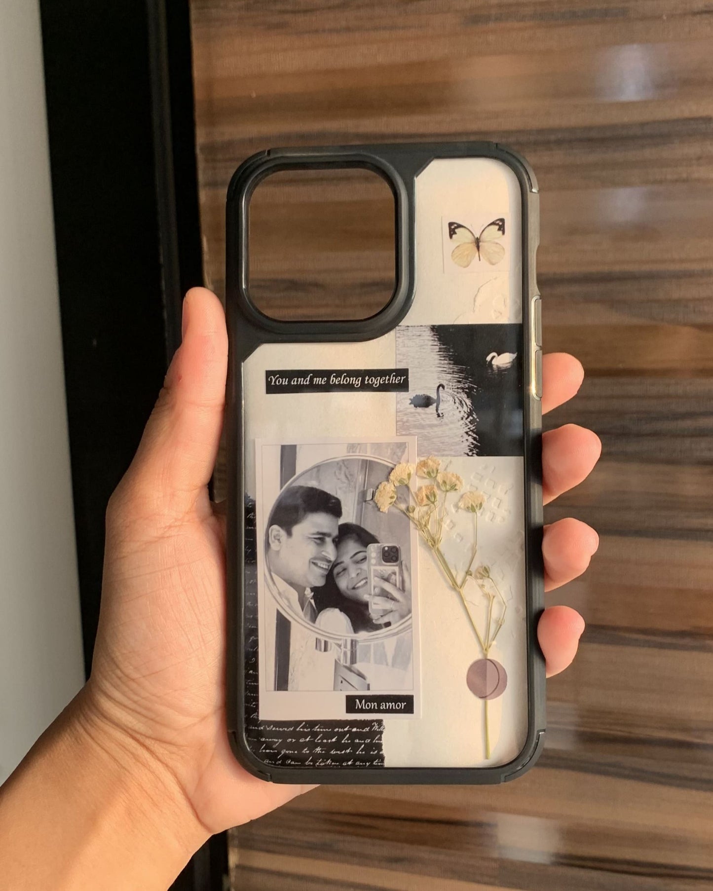 Black & White Heartfelt Love Phone Case