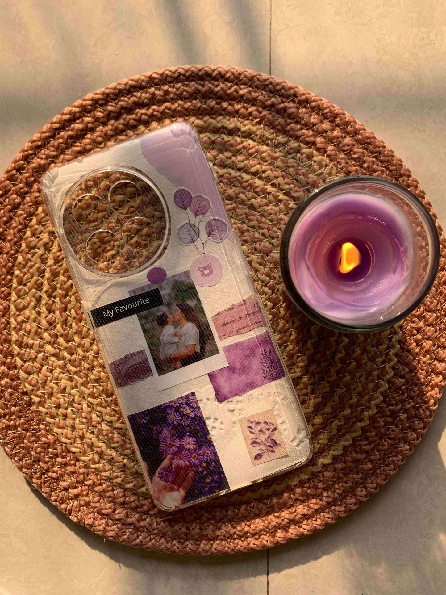 Purple Themed Memory Phone Case