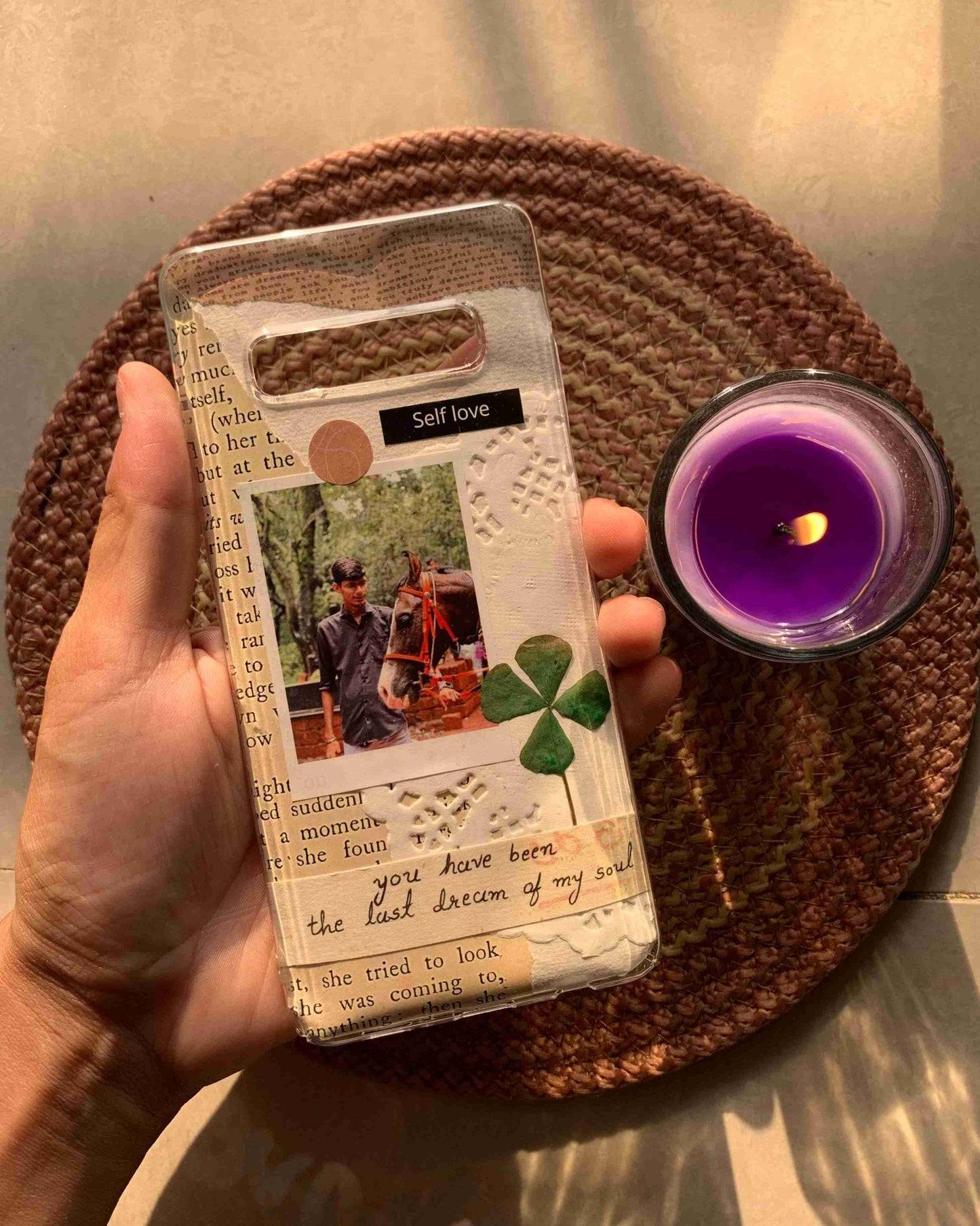 Self-Love Brown Themed Phone Case