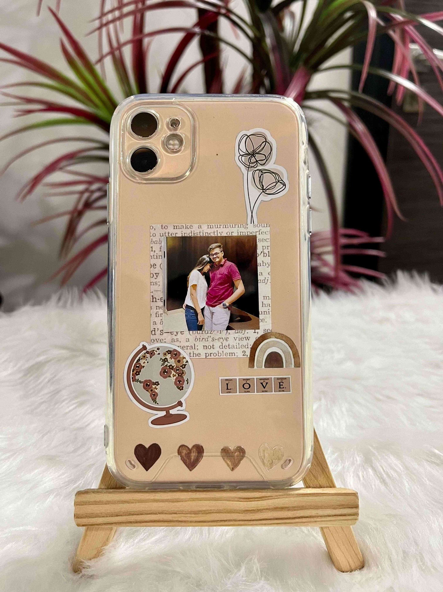 Timeless Love Journey Brown Phone Case