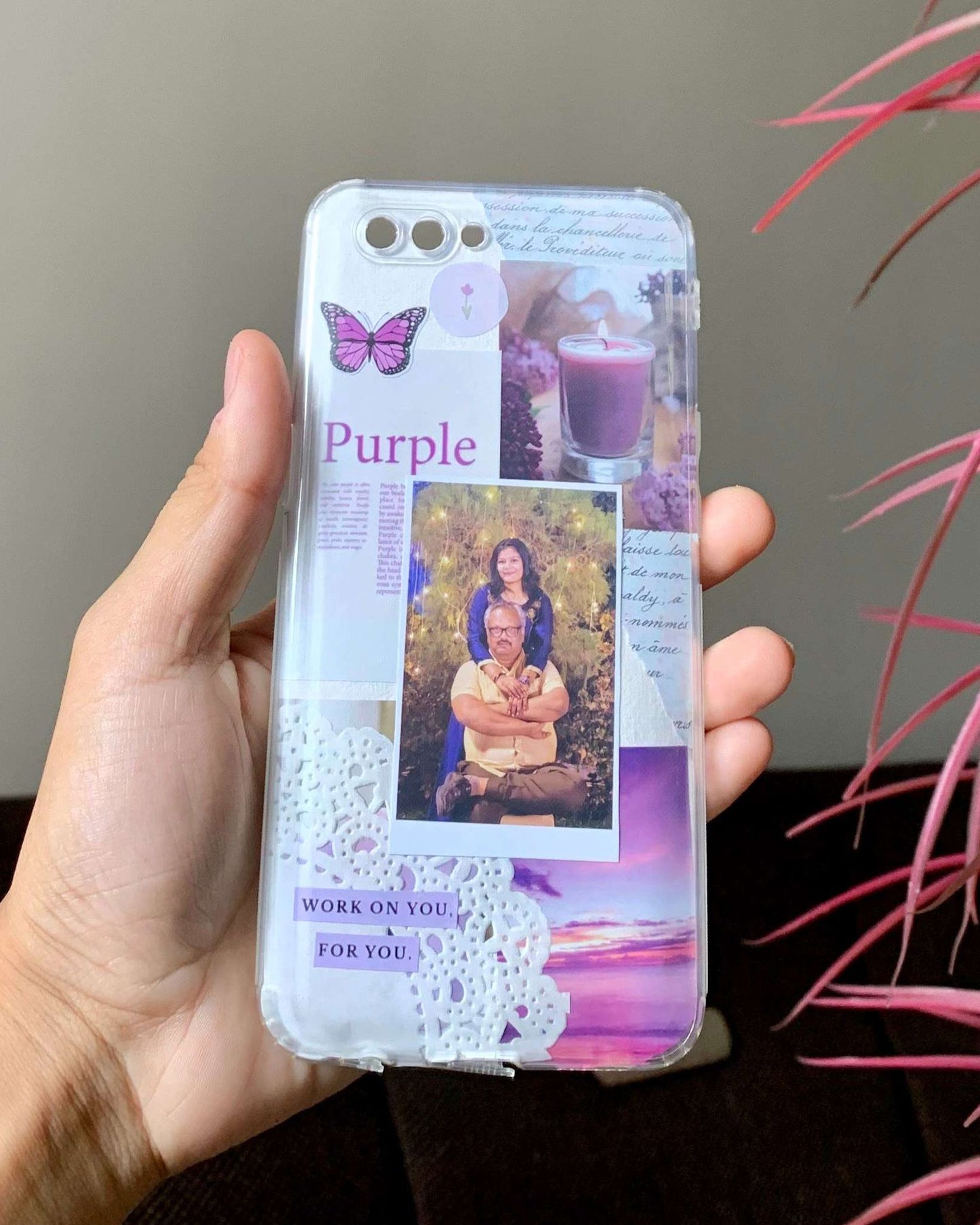 Purple Serenity Memory Phone Case