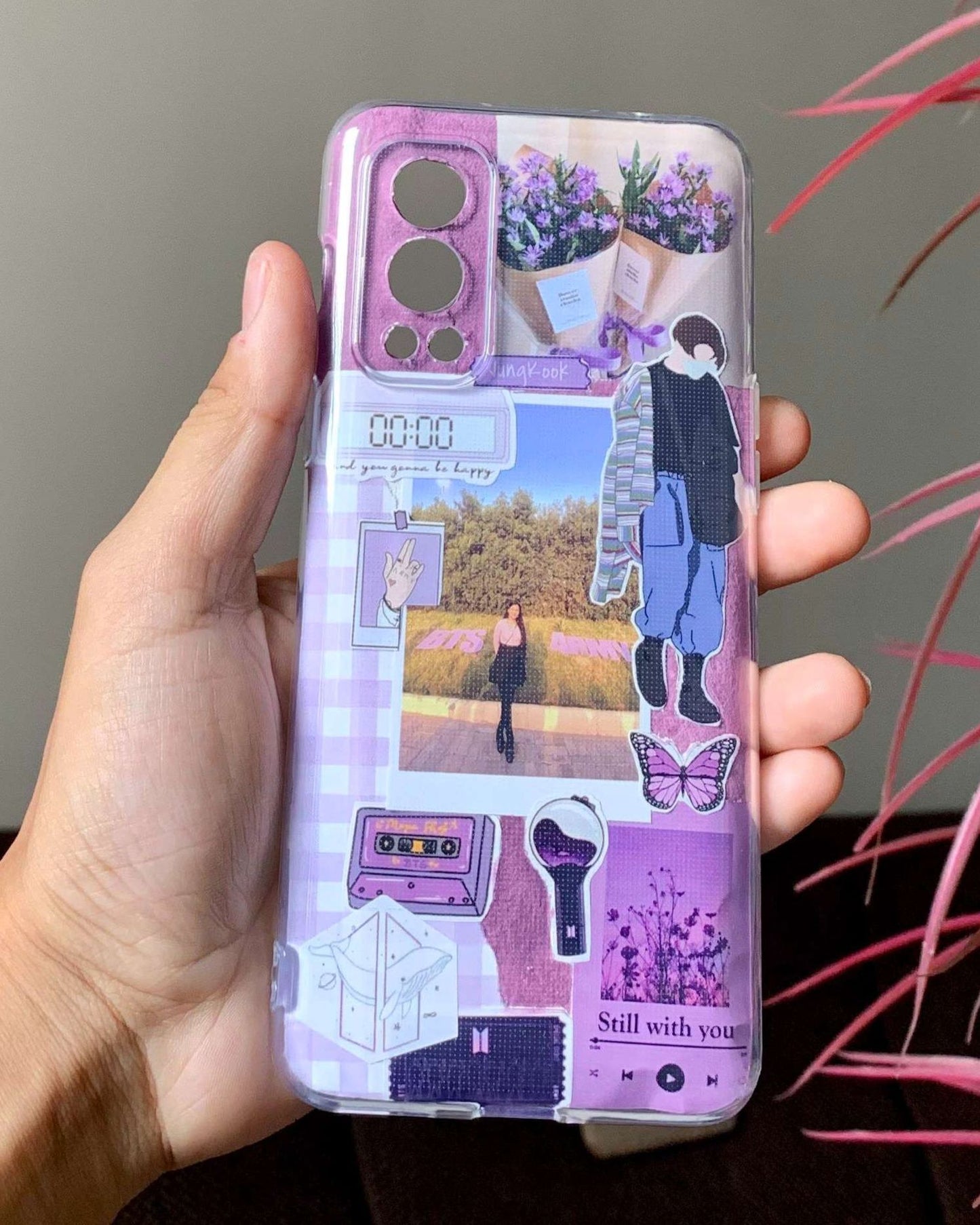 Purple BTS Memory Phone Case