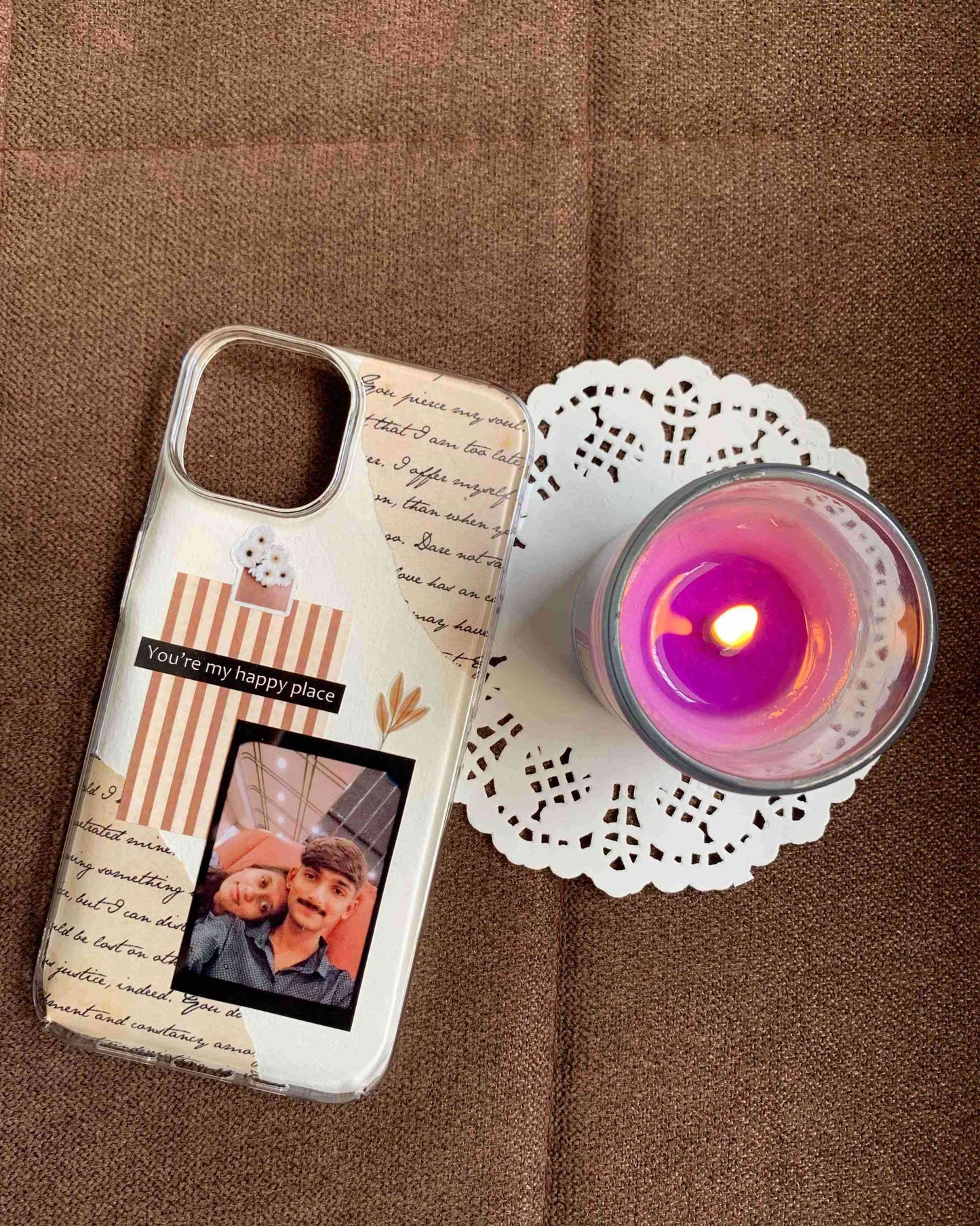 Vintage Love Brown Phone Case