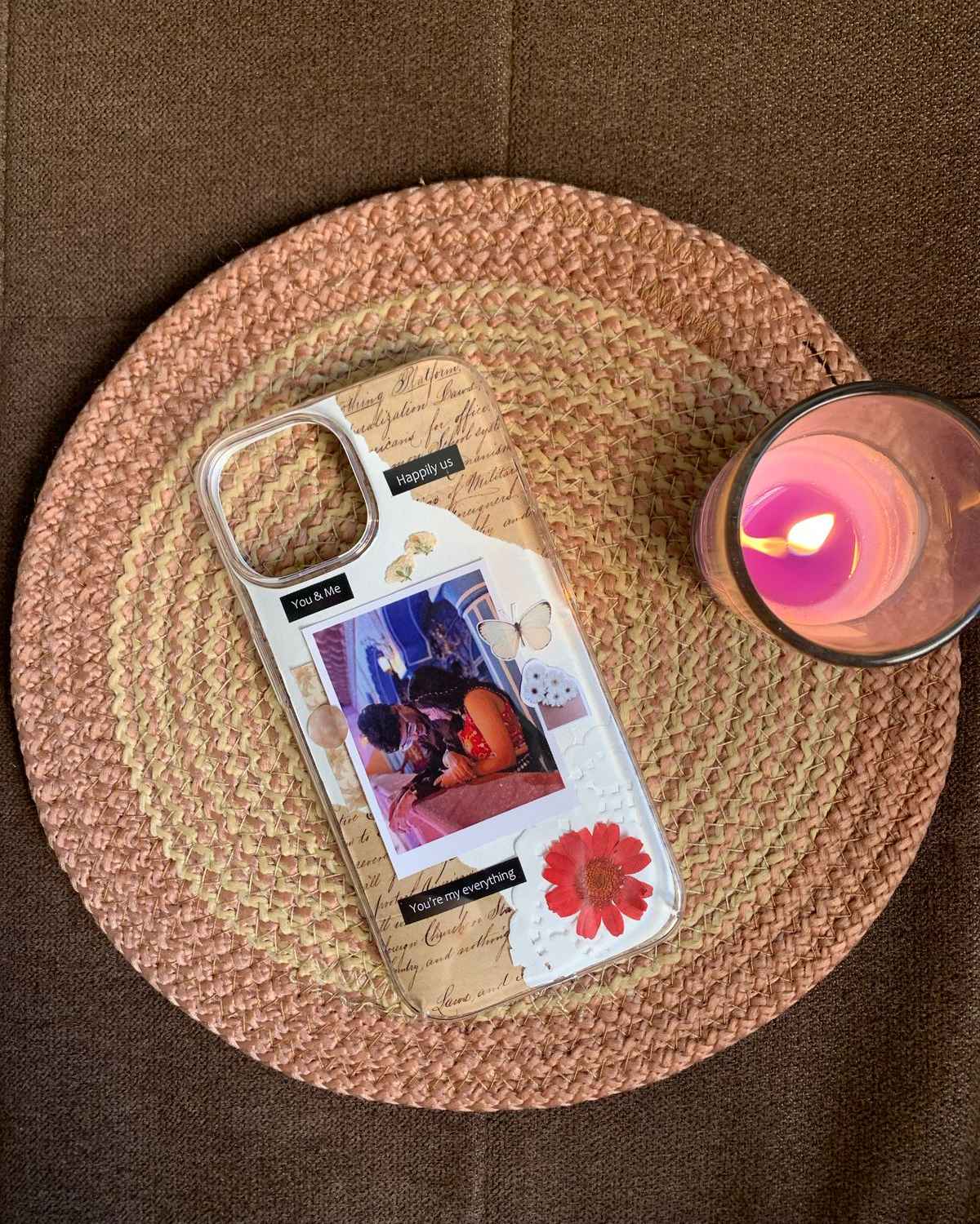 Floral Collage Love Phone Case