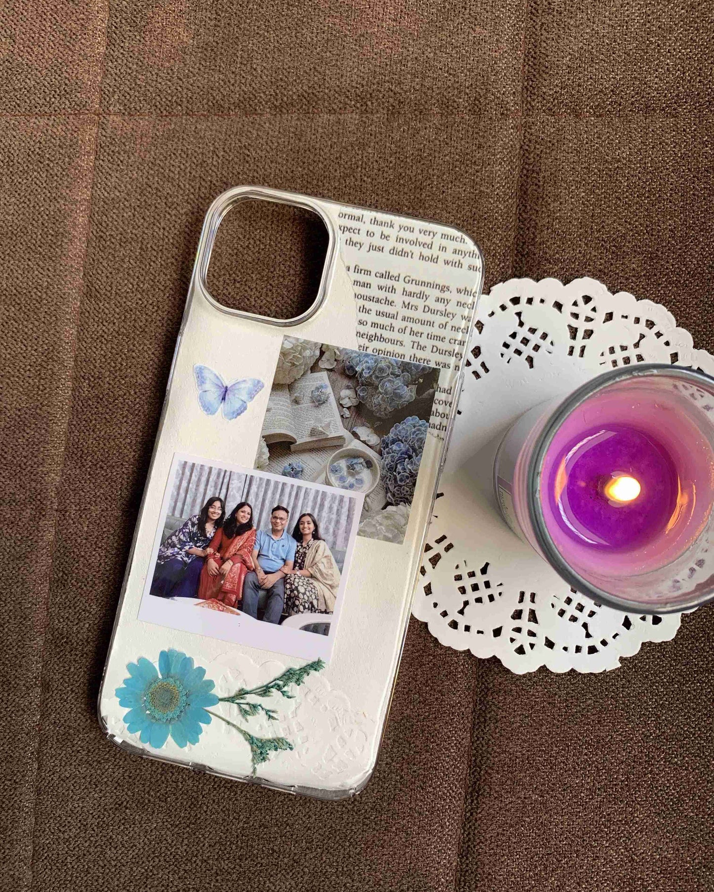 Dried Petals & Memories White Phone Case