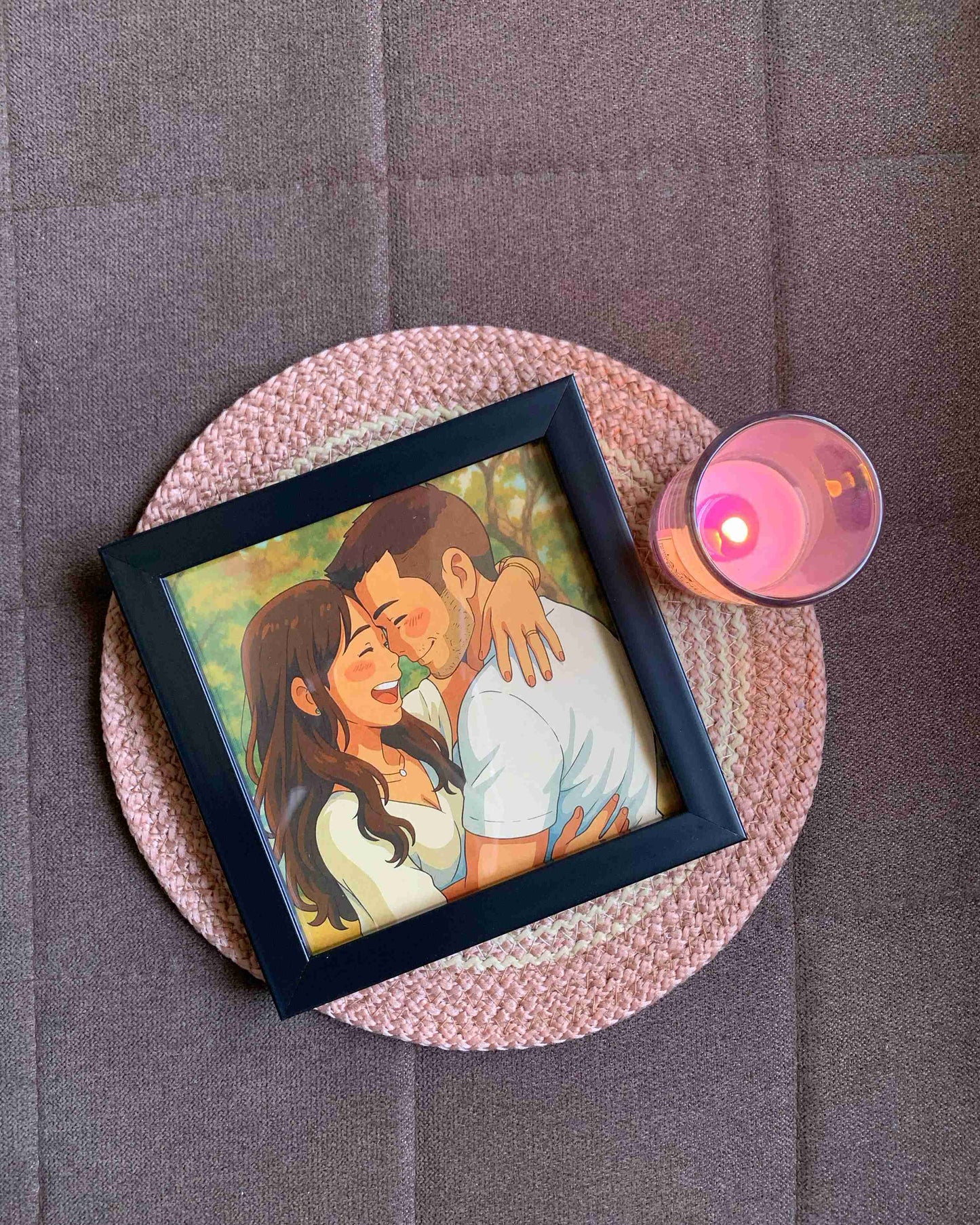 Ghibli-Inspired Illustration Frame