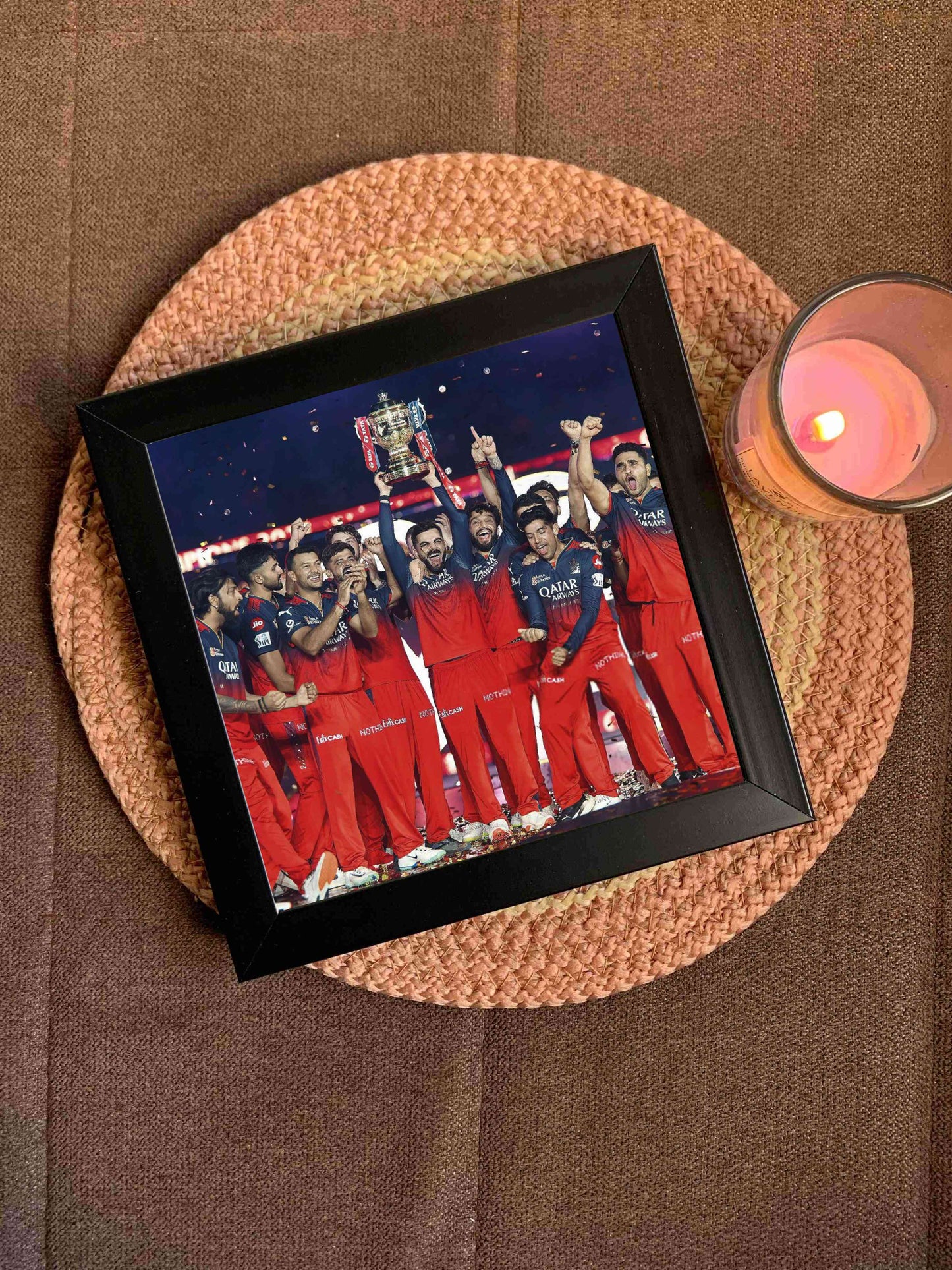 RCB 2025 IPL Champions Photo Frame