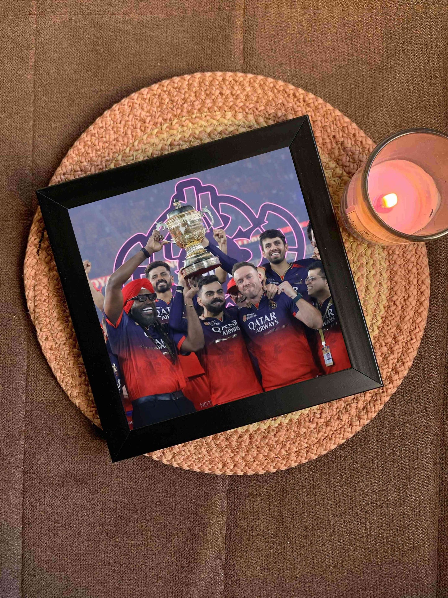RCB 2025 IPL Champions Photo Frame