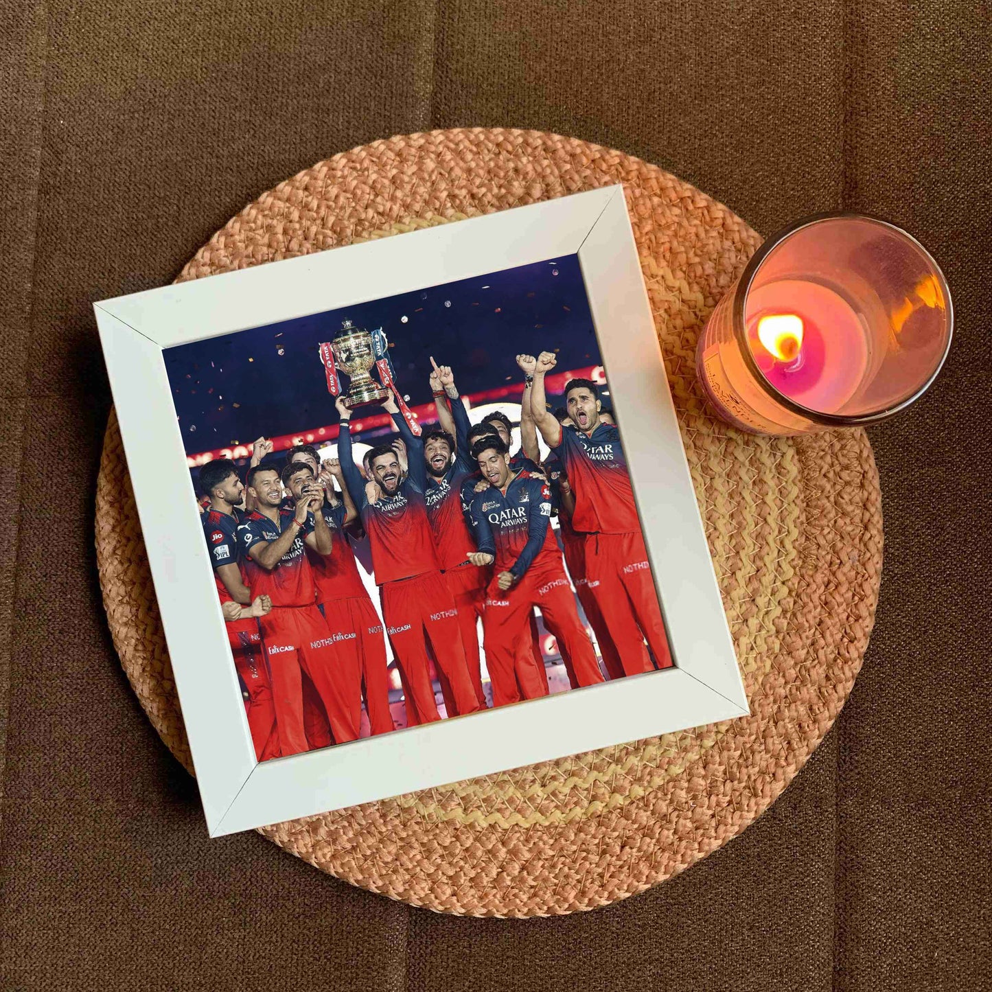 RCB 2025 IPL Champions Photo Frame