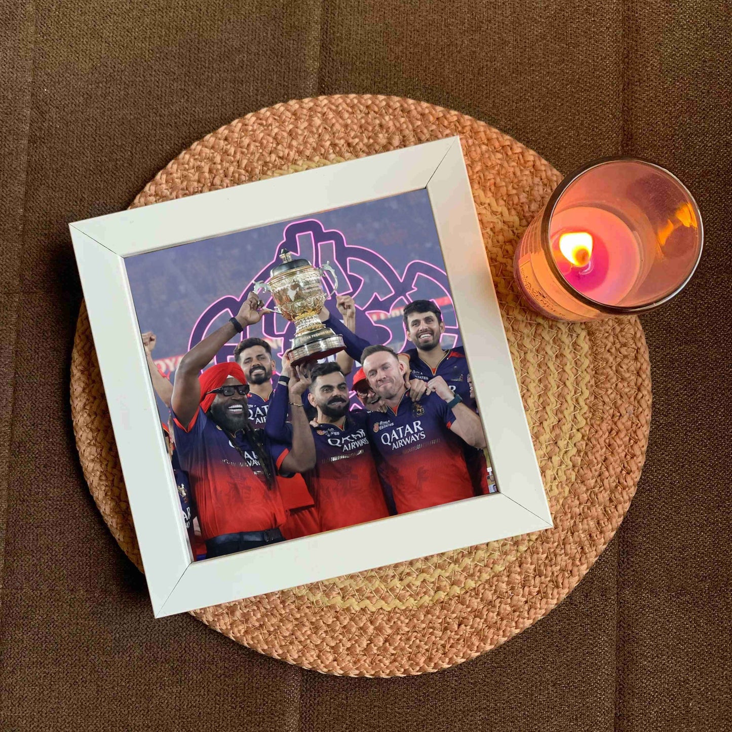 RCB 2025 IPL Champions Photo Frame