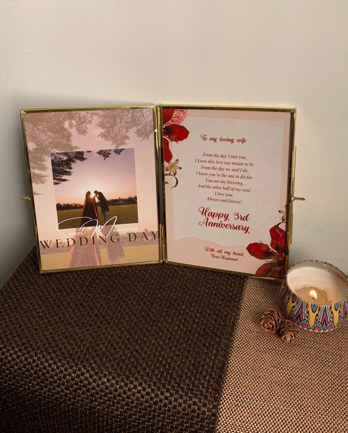 Two-Sided Desk Frame