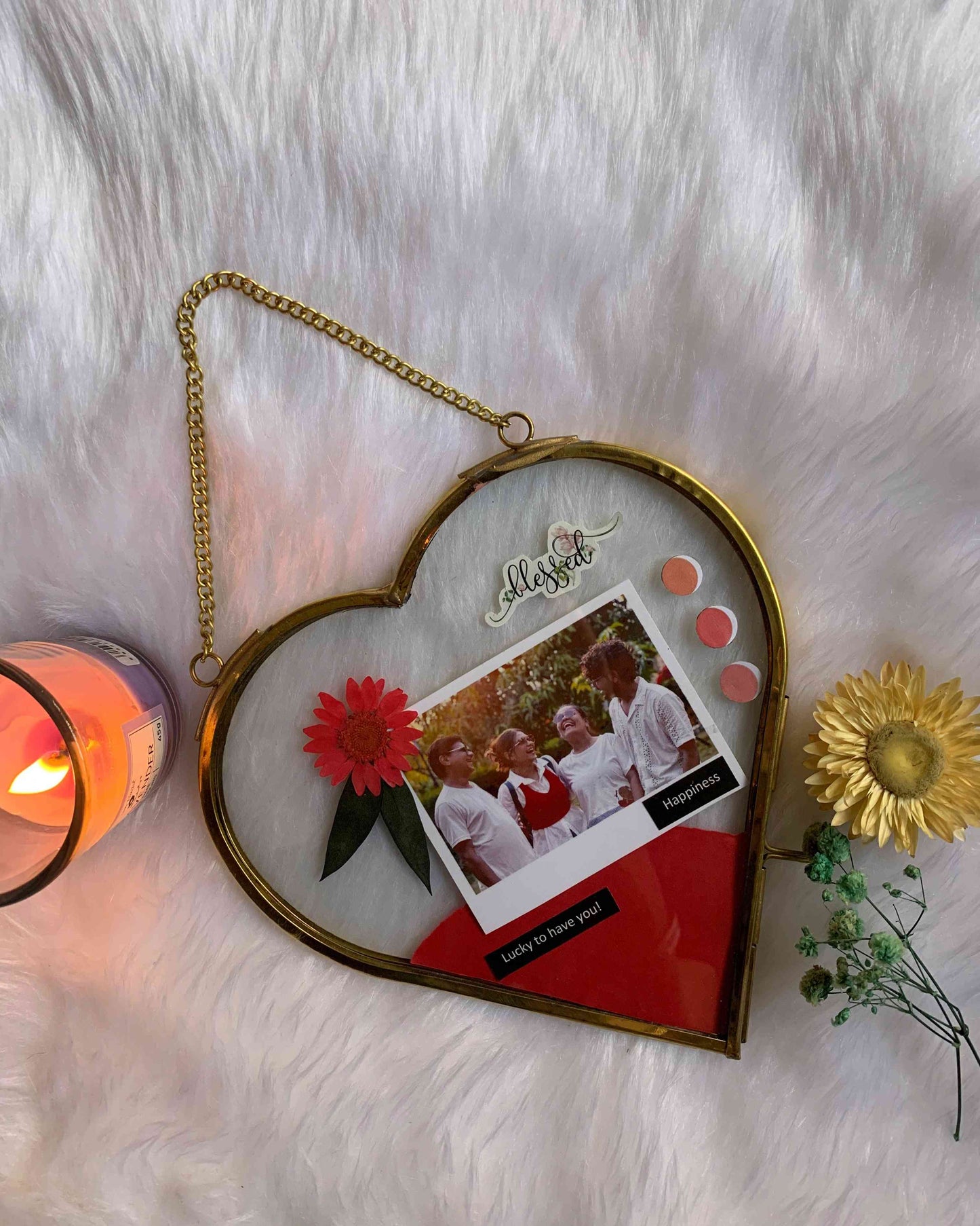 Heart of Happiness Memory Frame