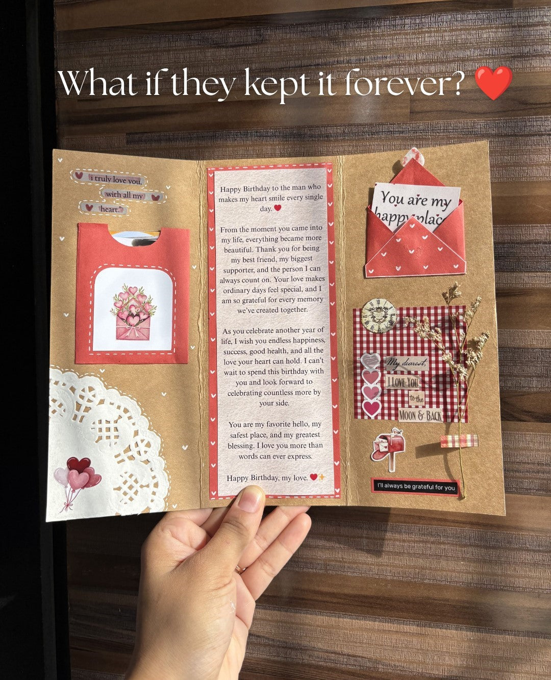 Personalized Memory Birthday Card