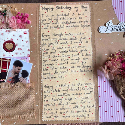 Handmade Love Letter Birthday Card