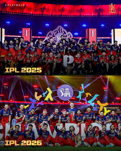 E Sala Cup Namdu – RCB Victory 2026 Polaroid Set