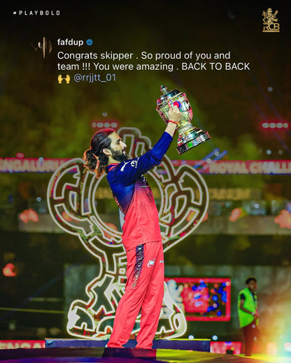E Sala Cup Namdu – RCB Victory 2026 Polaroid Set