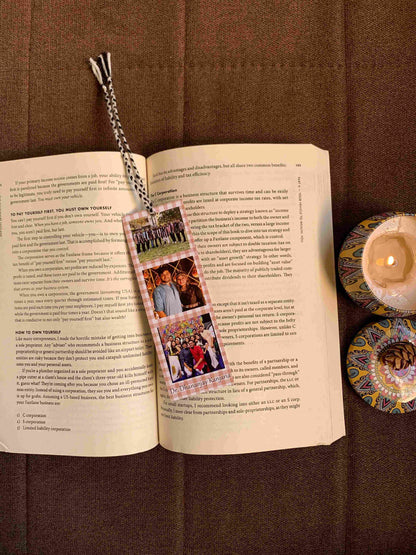 Personalized Photo Strips Bookmarks