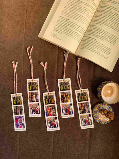 Personalized Photo Strips Bookmarks