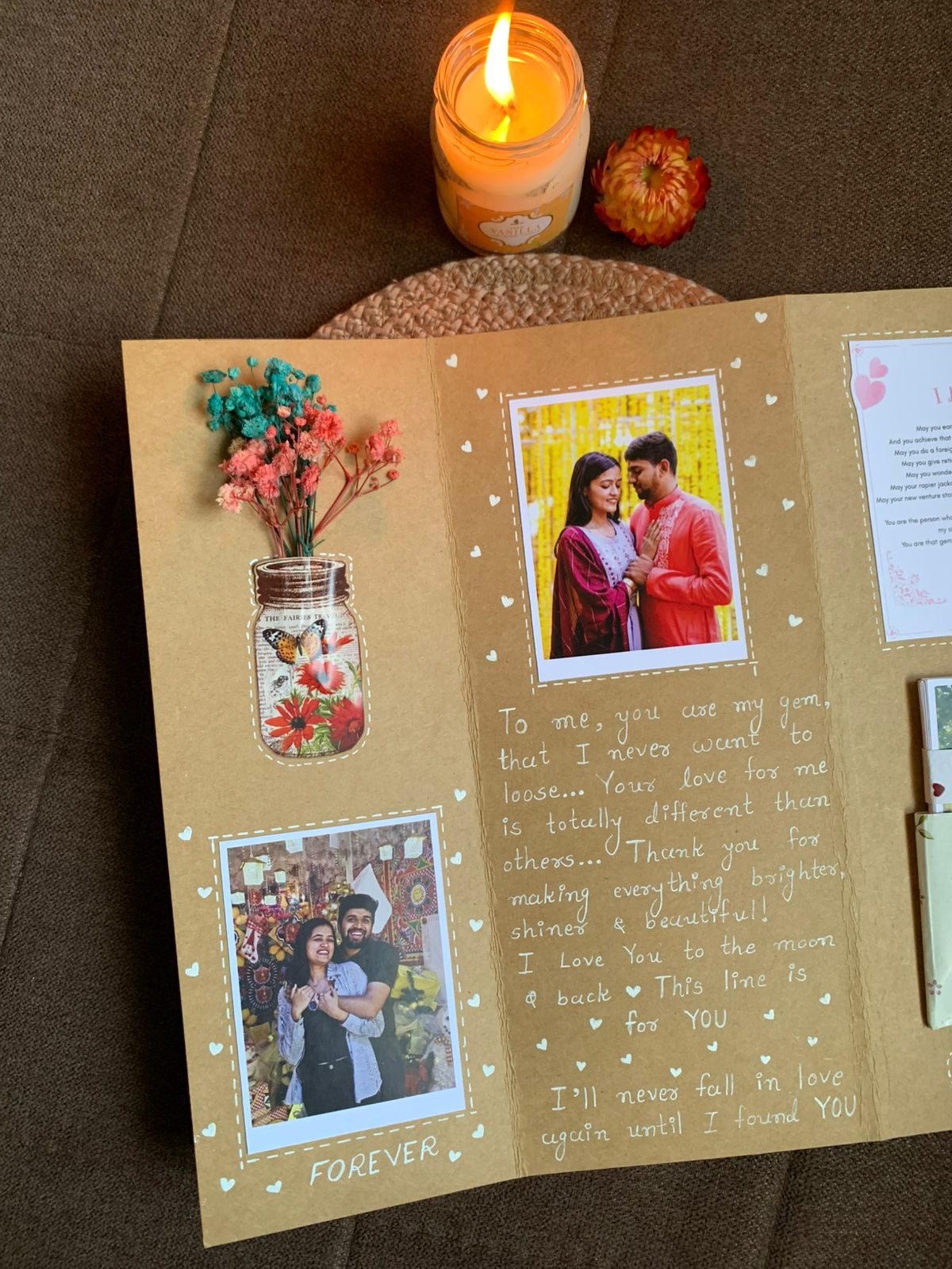 Handmade Memory Flip Card