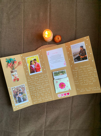 Handmade Memory Flip Card