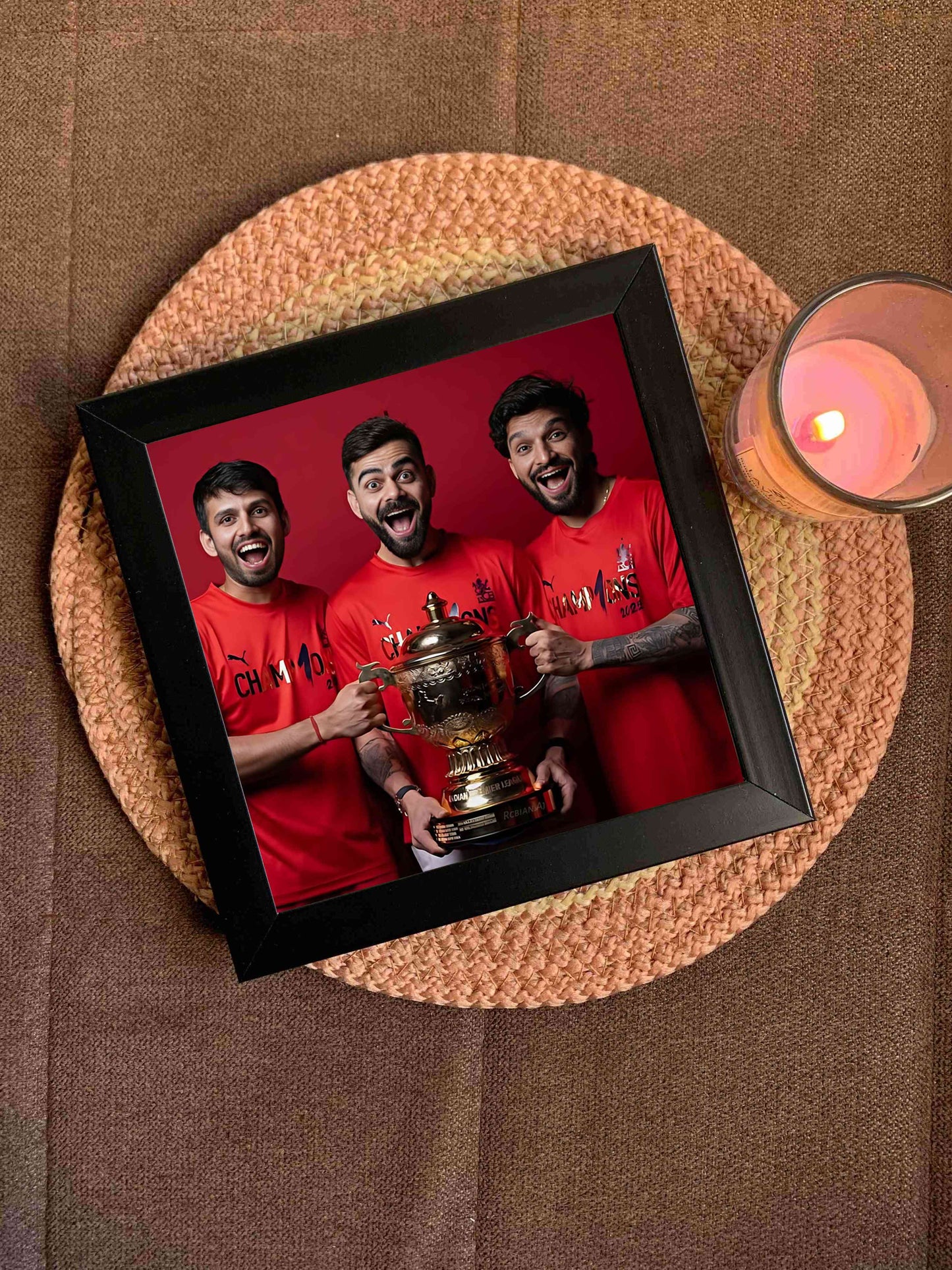 RCB 2025 IPL Champions Photo Frame