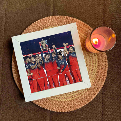 RCB 2025 IPL Champions Photo Frame