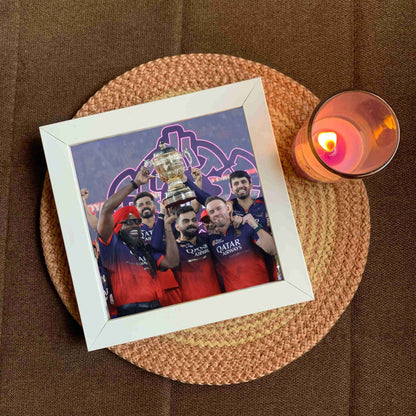 RCB 2025 IPL Champions Photo Frame