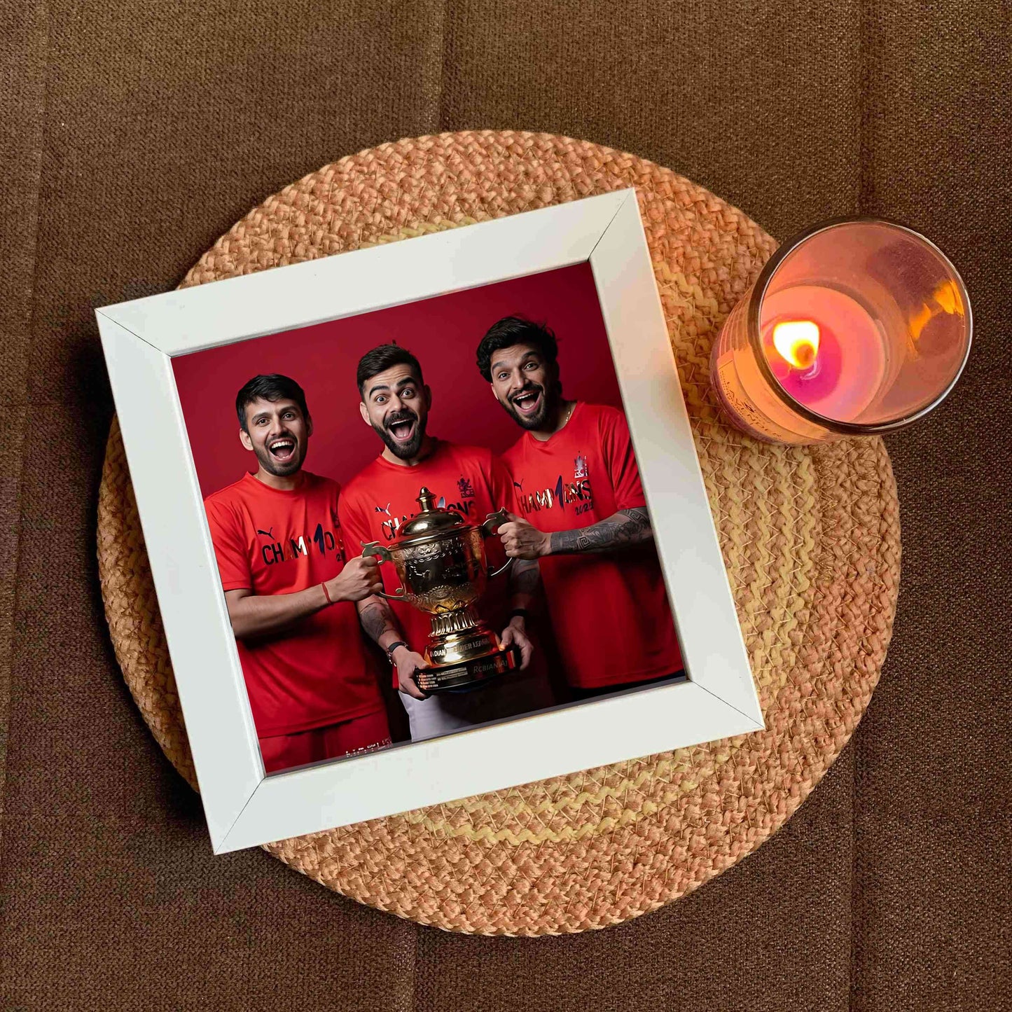 RCB 2025 IPL Champions Photo Frame