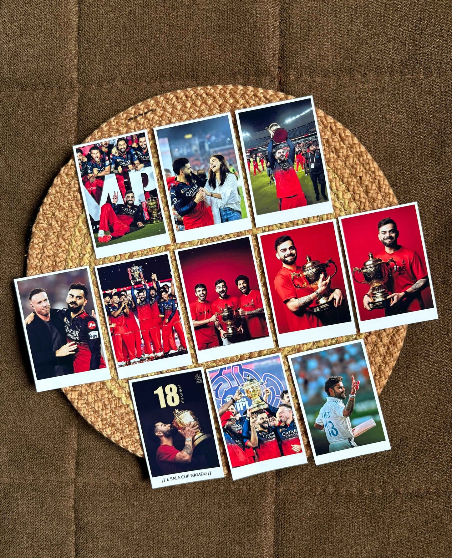E Sala Cup Namdu – RCB Victory Polaroid Set