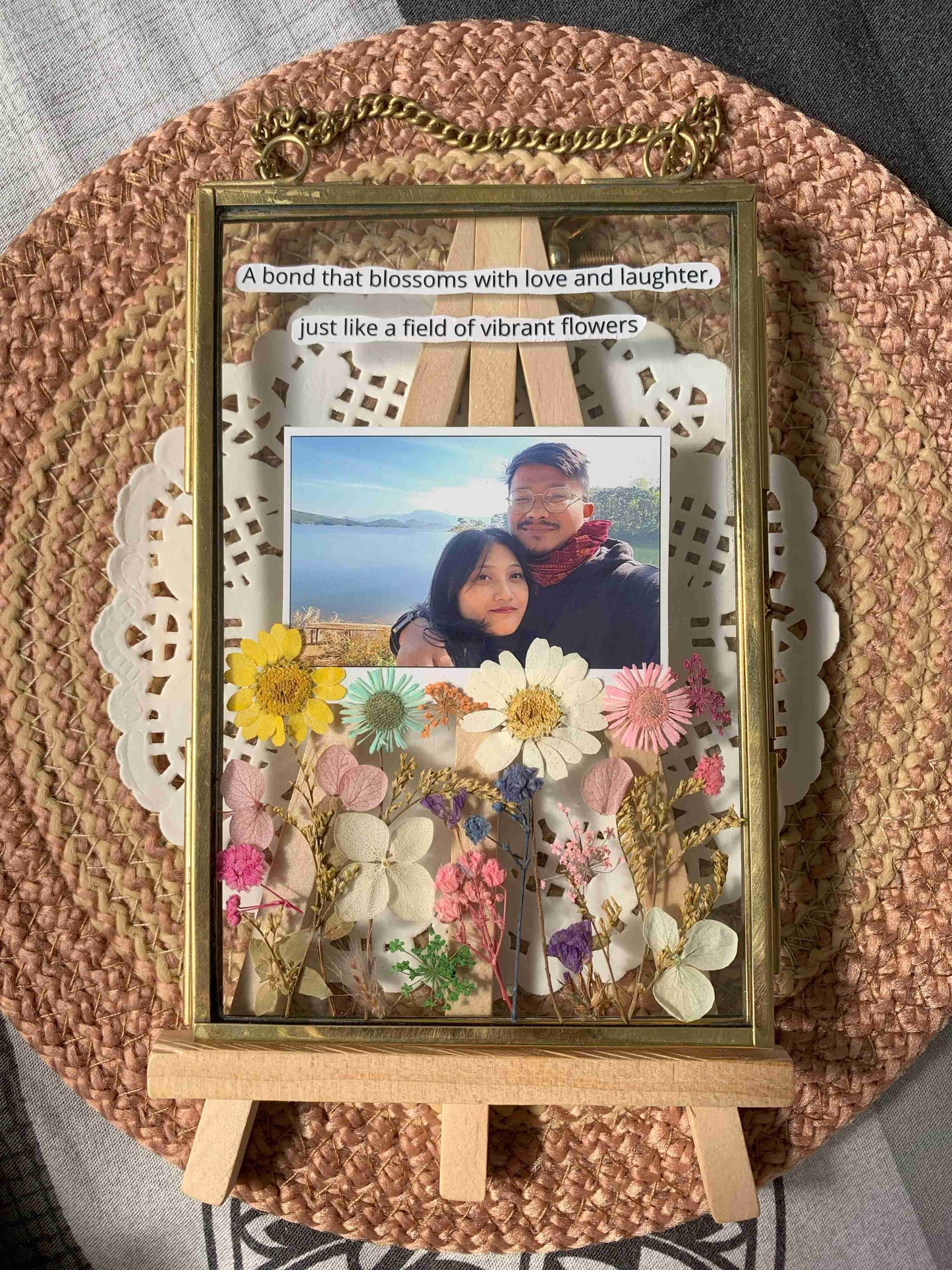 Floral Love Frame