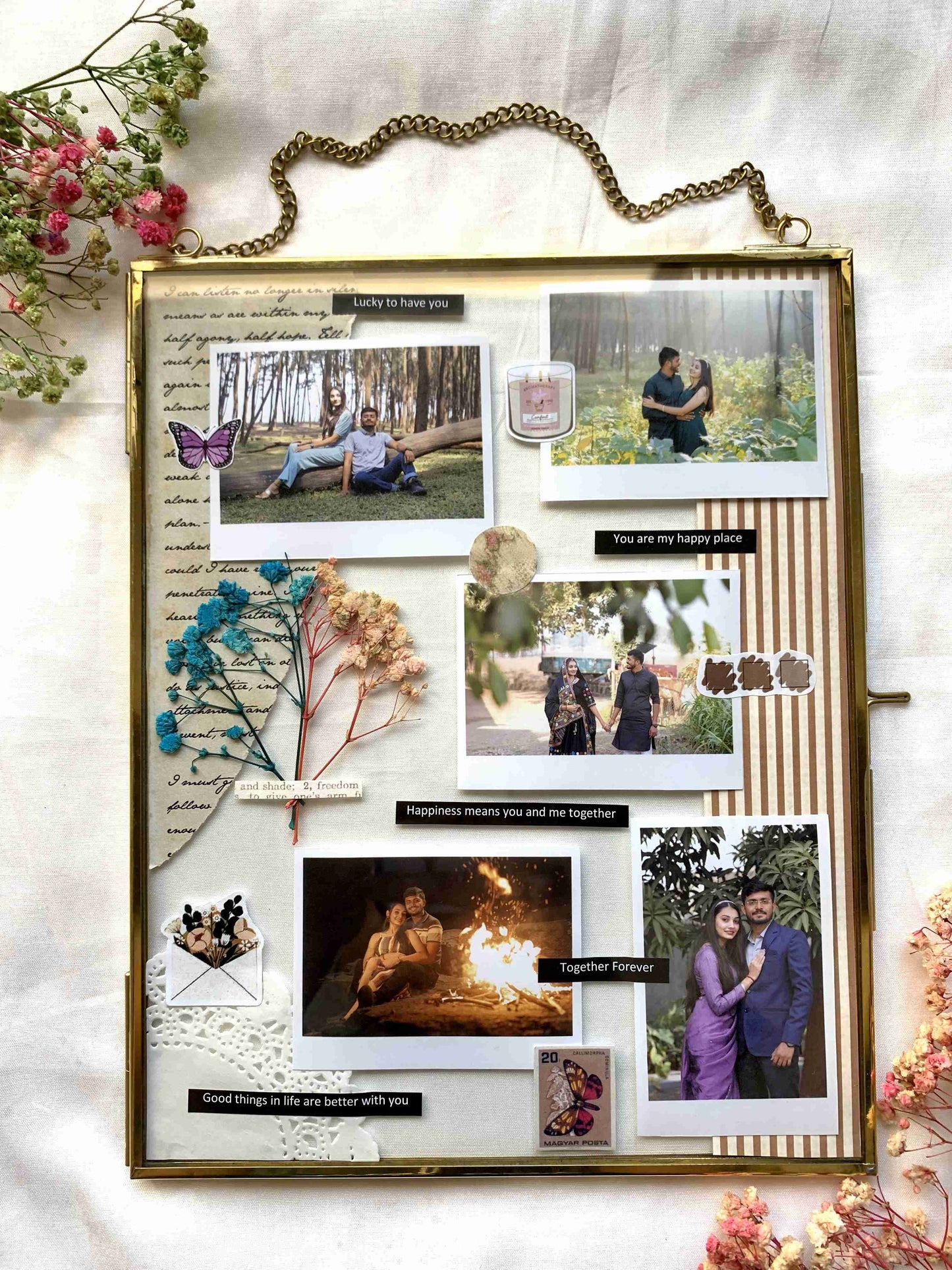 Golden Harmony Memory Frame