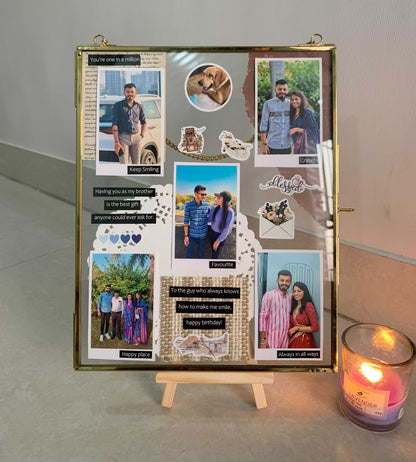 Golden Vintage Memories Frame