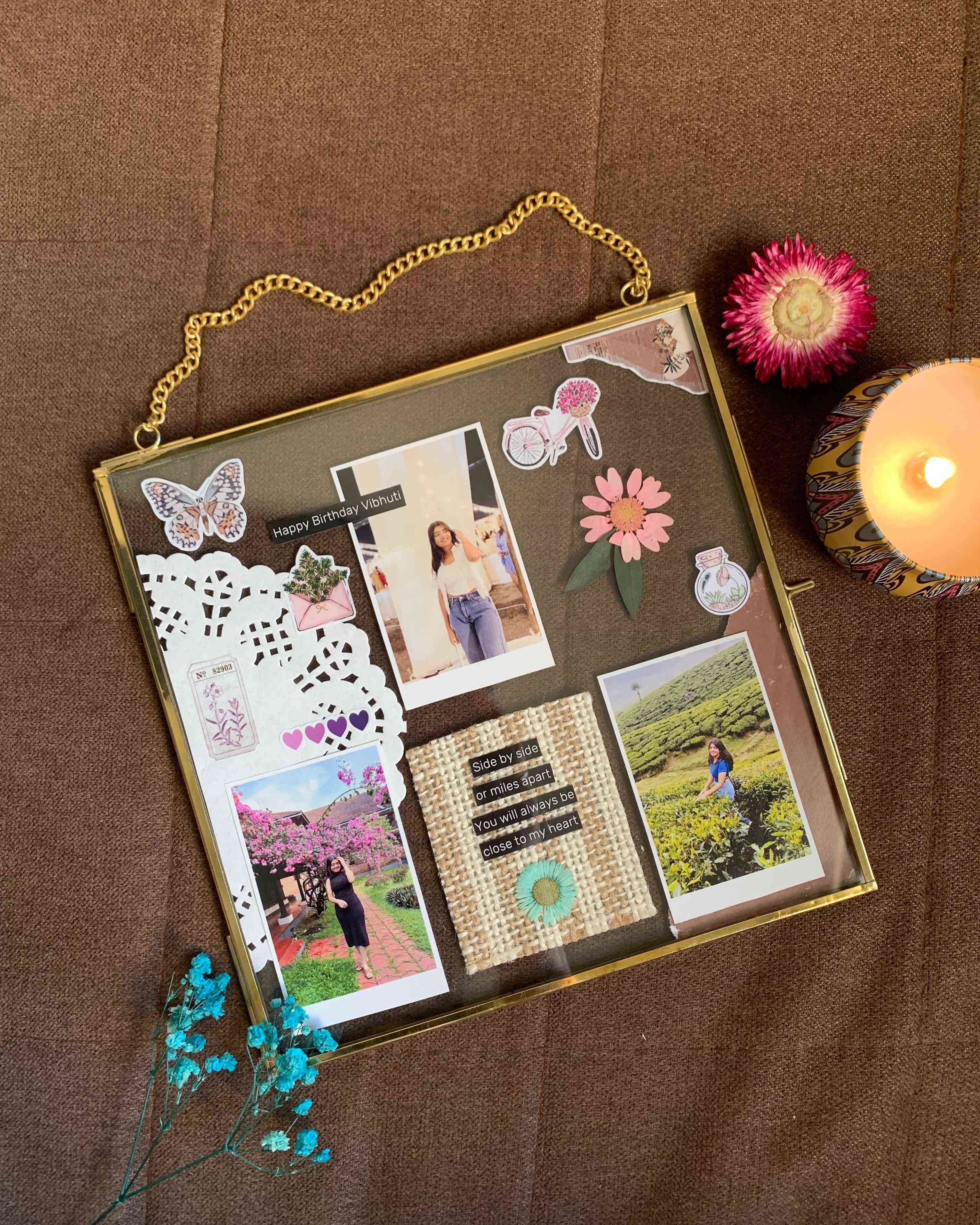 Memory String Frame Golden Memory Frame – The Memory Vault